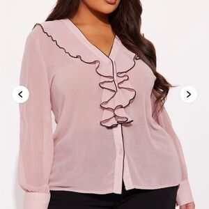 Fashion Nova Pink Blouse